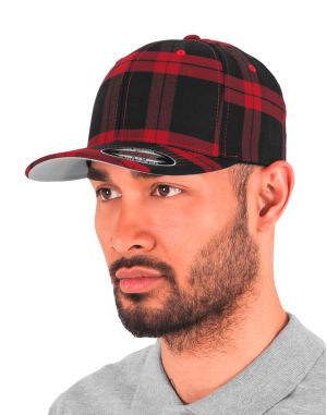 Casquette à carreaux tartan