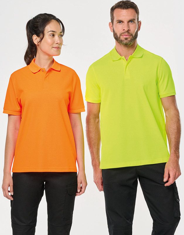 Polo unisexe piquée interlock