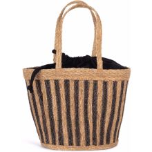 PANIER RAYÉ EN JONC DE MER