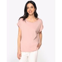 T-SHIRT MANCHES À REVERS FEMME