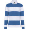 Light Royal Blue / White Stripes