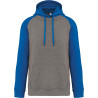 Grey heather/Sporty royal blue