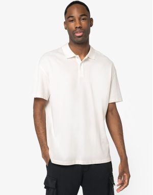 POLO ÉCORESPONSABLE MAILLE PIQUÉE À ÉPAULES TOMBANTES HOMME