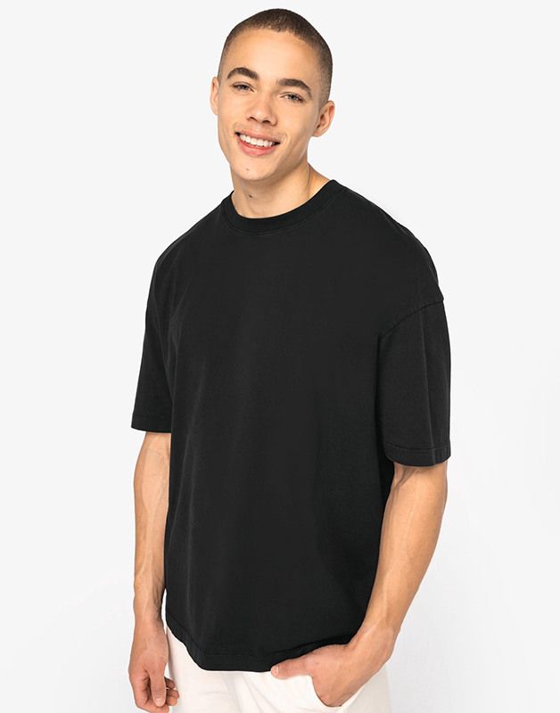 T-SHIRT ÉCORESPONSABLE OVERSIZE DÉLAVÉ HOMME