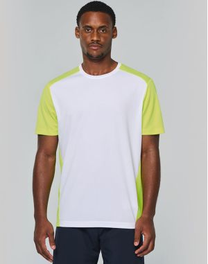 T-SHIRT DE SPORT ÉCORESPONSABLE BICOLORE HOMME