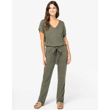 COMBINAISON EN MAILLE MANCHES COURTES EN LIN FEMME