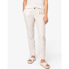 PANTALON EN LIN FEMME