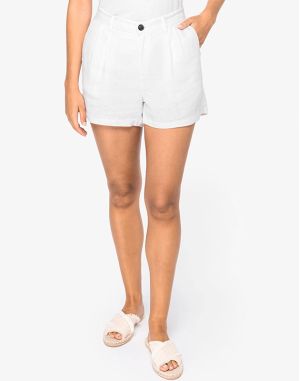 SHORT EN LIN FEMME