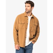 SURCHEMISE ÉCORESPONSABLE DÉLAVÉE EN VELOURS CÔTELÉ HOMME