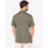 CHEMISE À MANCHES COURTES EN LIN HOMME