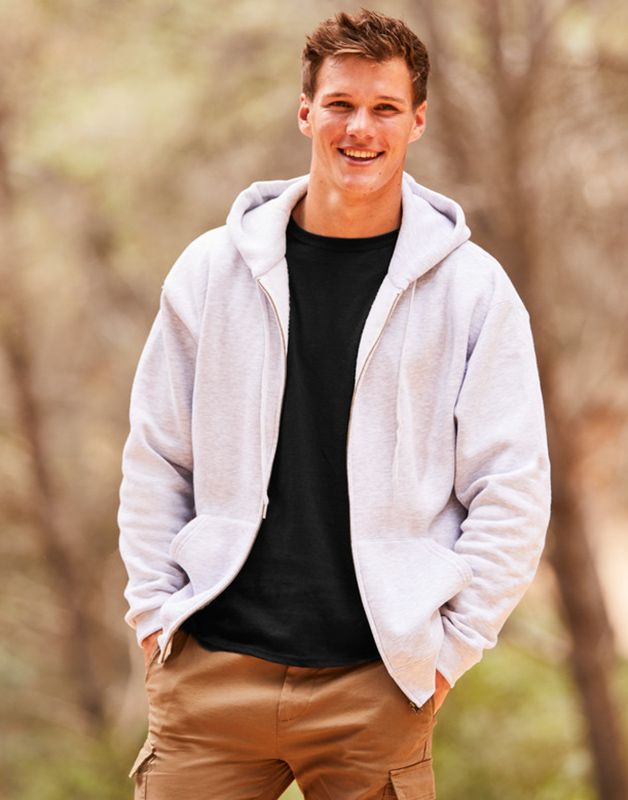 SWEAT-SHIRT HOMME ZIPPÉ PREMIUM