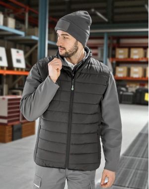 BODYWARMER RECYCLÉ ET MATELASSÉ