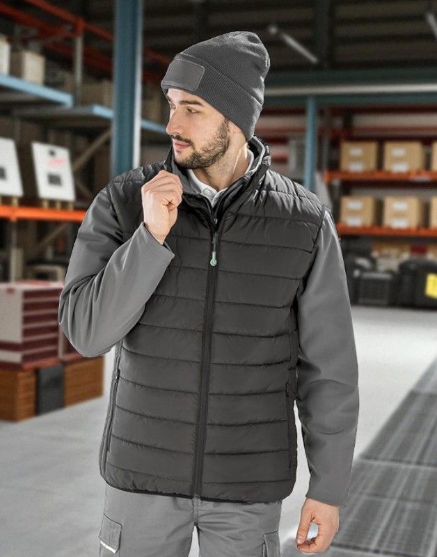 BODYWARMER RECYCLÉ ET MATELASSÉ