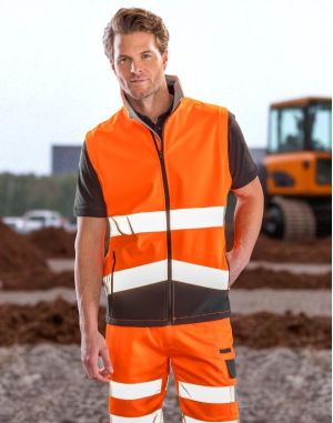 GILET SOFTSHELL HIGH VIZ