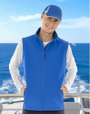 BODYWARMER SOFTSHELL HOMME RECYCLÉ