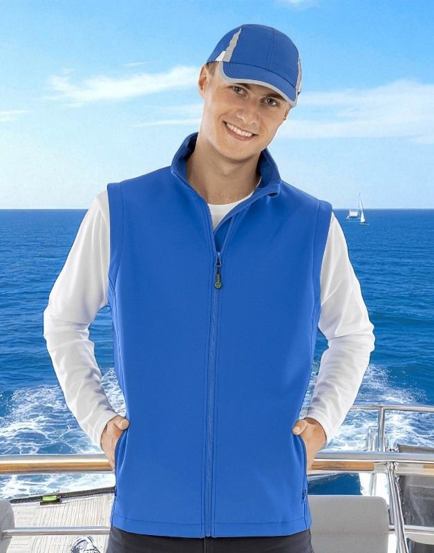 BODYWARMER SOFTSHELL HOMME RECYCLÉ