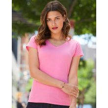T-SHIRT FEMME COL V SOFTSTYLE