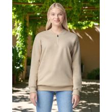 SWEAT EN MOLLETON 1/4 ZIP