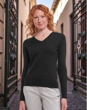 PULLOVER FEMME COL V