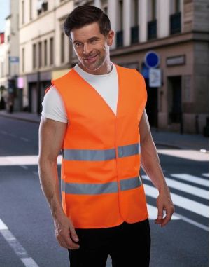 GILET À 2 BANDES HAUTE VISIBILITÉ