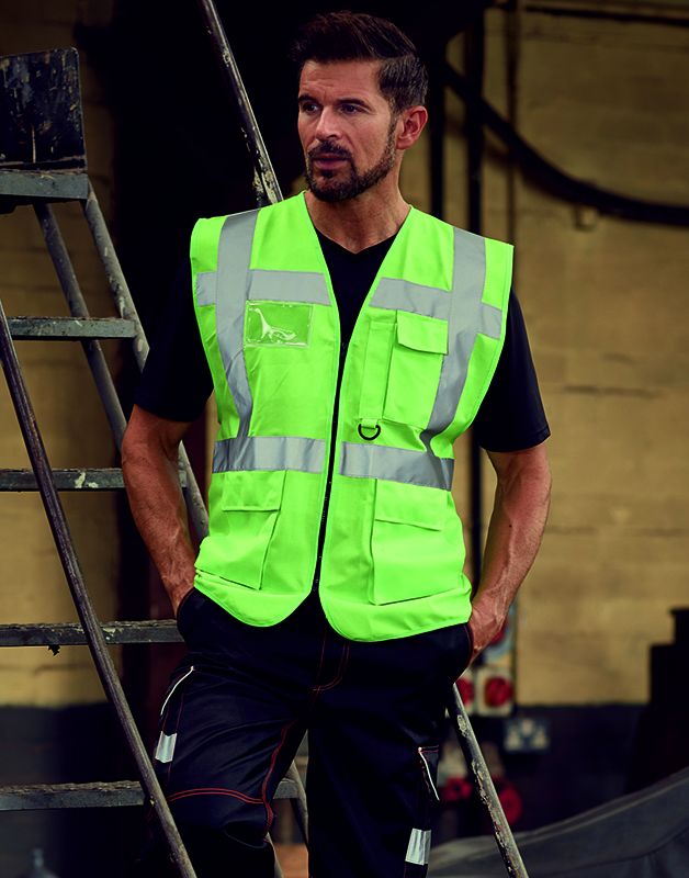 GILET MULTIFONCTION HAUTE VISIBILITÉ