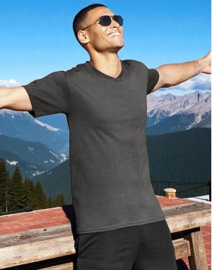 TEE-SHIRT À COL EN V LÉGER