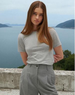 TEE-SHIRT UNISEXE HEATHER CVC