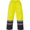 Hi Vis Yellow Navy