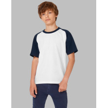 TEE-SHIRT BASEBALL ENFANTTK350B&C