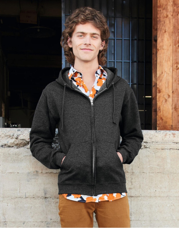 SWEAT NUBLEND FULL-ZIP0S993M0JERZEES