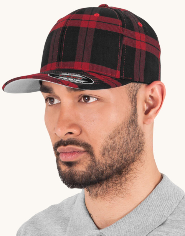 CASQUETTE À CARREAUX TARTAN6197Flexfit