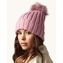 BONNET À POP POM EN MAILLE ÉPAISSEB413Beechfield