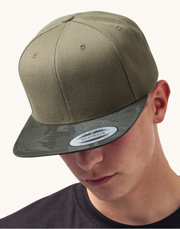 CASQUETTE VISIÈRE CAMOUFLAGE6089CVFlexfit