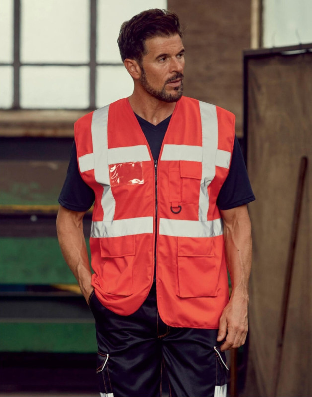 GILET MULTI-FONCTION HAUTE SÉCURITÉHVW801Yoko