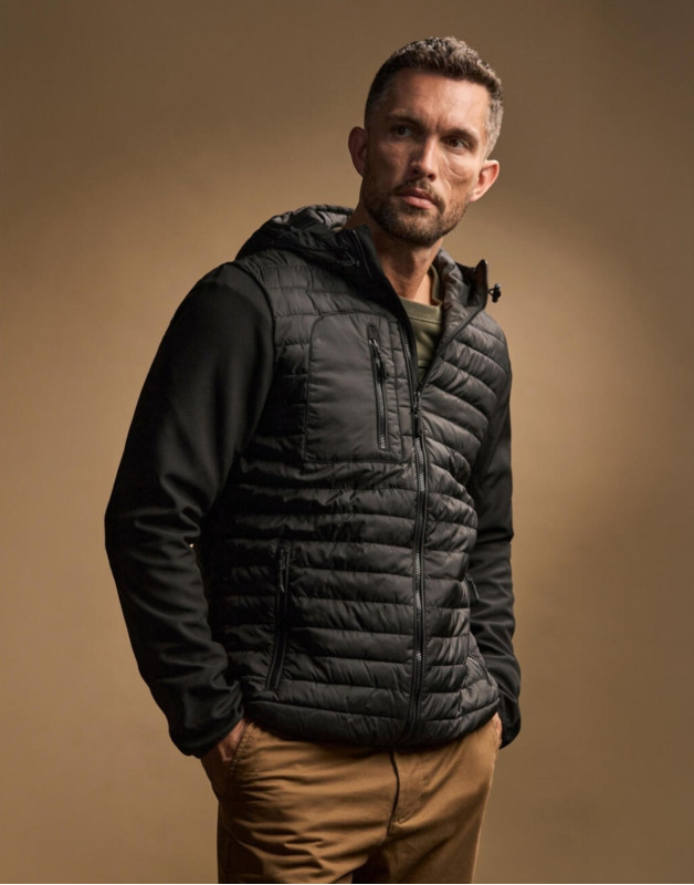 VESTE CROSSOVER CAPUCHE HOMME9628Tee Jays