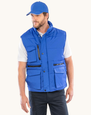 BODYWARMER MULTI-POCHES RIPSTOPR127XResult Work-Guard