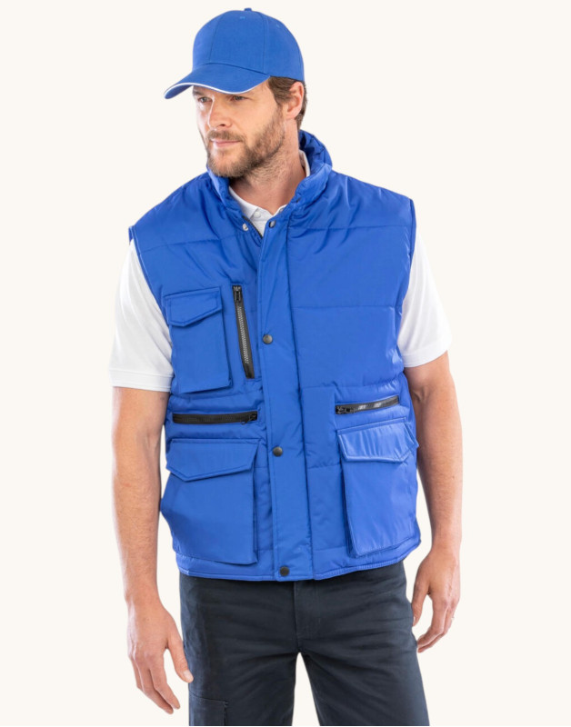 BODYWARMER MULTI-POCHES RIPSTOPR127XResult Work-Guard