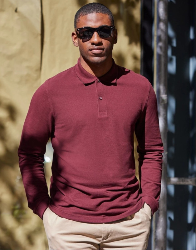 POLO MANCHES LONGUES 180PU425B&C