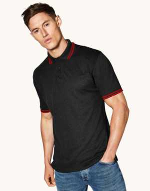 POLO À COL À LISERÉ CLASSIQUEKK409Kustom Kit