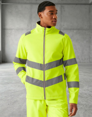 PRO HI-VIS ABLAZE SOFTSHELLTRA712Regatta High Visibility