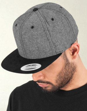 Snapback chambray et daim 6089CHFlexfit