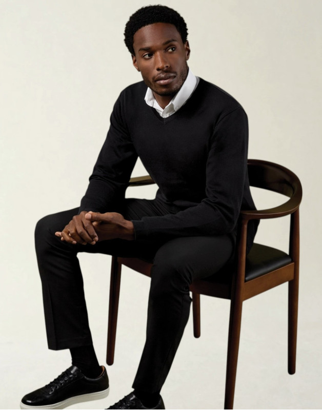 PULL ARUNDEL À COL EN V CLASSIQUEKK352Kustom Kit