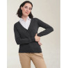 CARDIGAN FEMME COL VR-715F-0Russell Collection