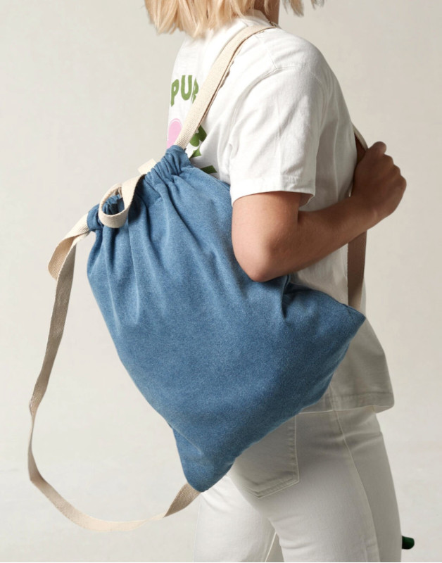 SAC DE GYM EN DENIMBG642Bag Base