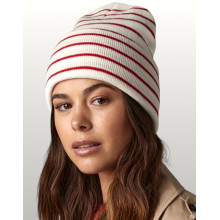 BONNET ORIGINAL À RAYURES ET À REVERSB39RBeechfield