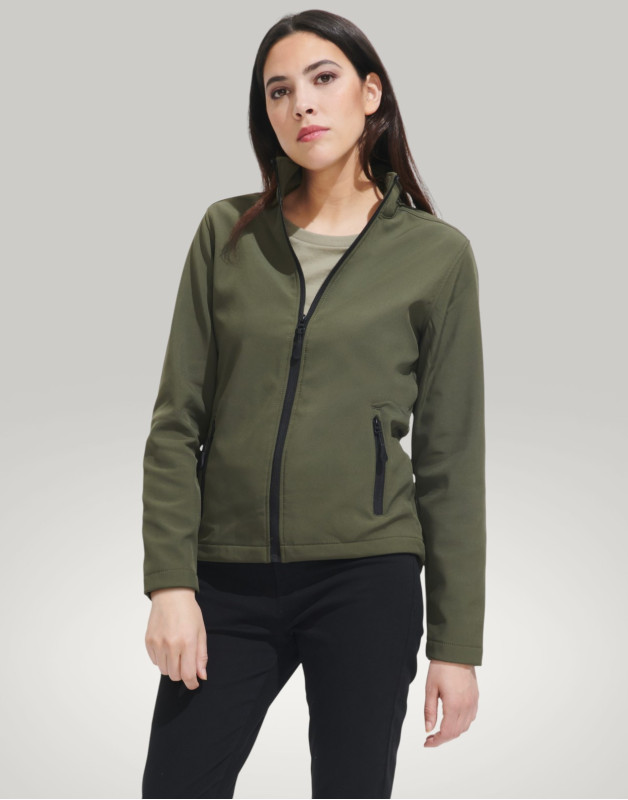 SOFTSHELL ZIPÉE FEMME RACE01194Sol's