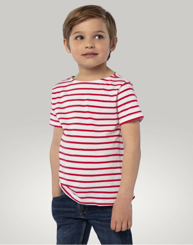 TEE-SHIRT ENFANT RAYÉ MILES01400Sol's