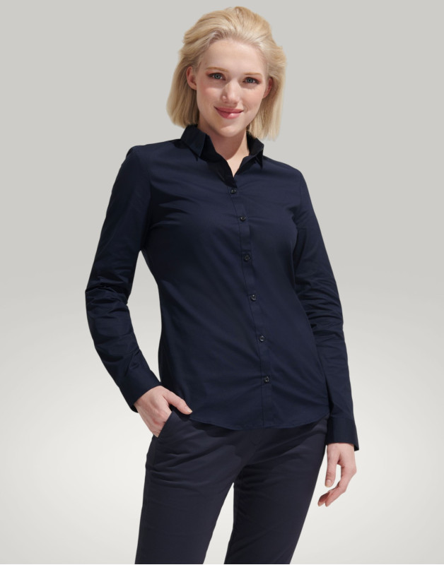 CHEMISE STRETCH FEMME BLAKE01427Sol's