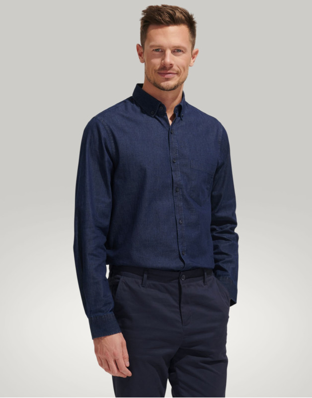 CHEMISE HOMME EN DENIM BARRY02100Sol's