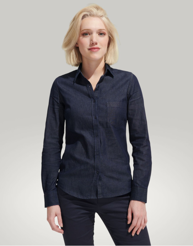 CHEMISE FEMME EN DENIM BARRY02101Sol's